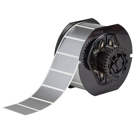 Brady B33-17-413 Pre-Cut Label Stock Roll, Gray, Satin