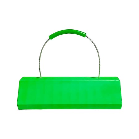 Checkers CAC24 Commercial Aviation Chock, Green, 6