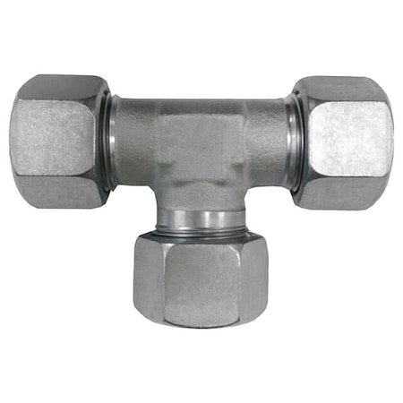 Brennan Industries D2603-L22-L22-L22-SS Tee, SS, Comp22 mm, Comp22 mm, Comp22 mm
