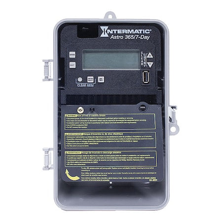 Intermatic ET2805CP ElectronicTimer, Astronomic, Gray, Plastic
