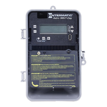 Intermatic ET2815CP ElectronicTimer, Astronomic, Gray, Plastic