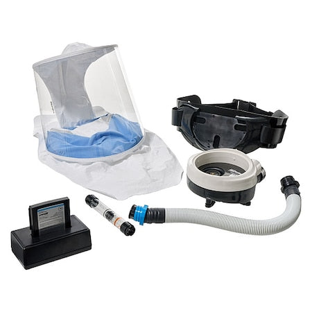 Bullard EVASTLN2KDB PAPR System Kit, Full Hood, Belt-Mount, Universal