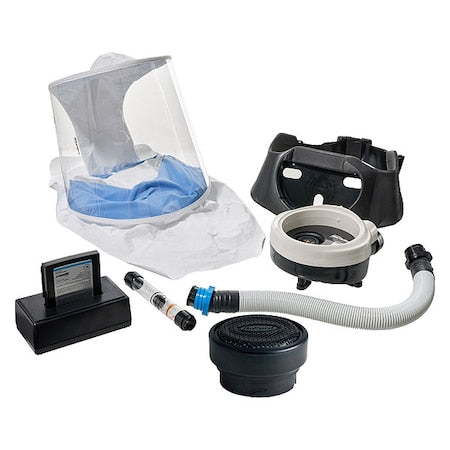 Bullard EVASTLN2KFC4 PAPR System Kit, Full Hood, Belt-Mount, Universal