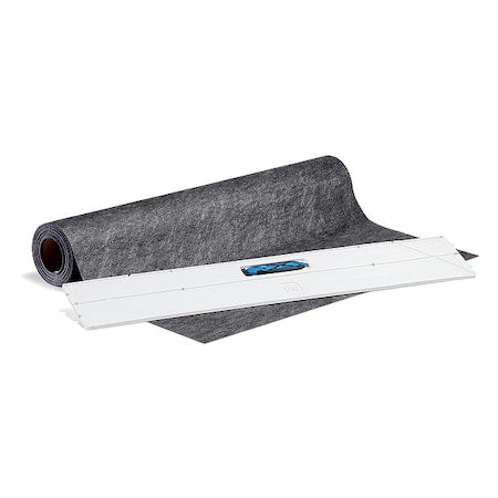 PIG GRP36206-GY Sorbent Roll, 2 gal, 3 ft x 25 ft, Universal, Gray, Polypropylene