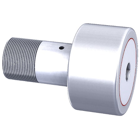 Smith Bearing HR-2-1/2-XB-SS Double Sealed Track Roller, Flat Stud, 2-1/2 in Dia, 1-1/2 in Wd