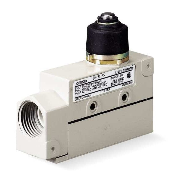 ZE-N-2S Omron Plunger Limit Switch, SPDT, screw terminals