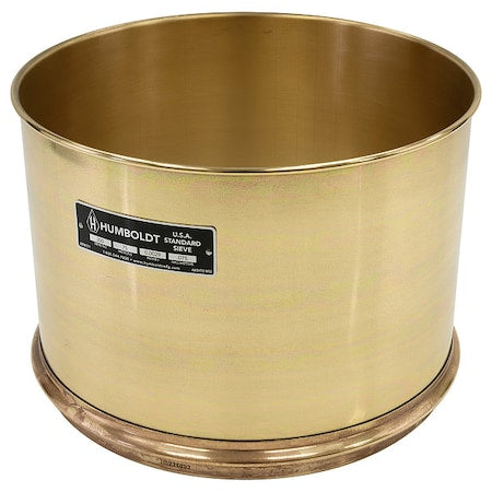 Humboldt 5JCK3 Wet Washing Sieve, 12 In, No 200,8 In Deep