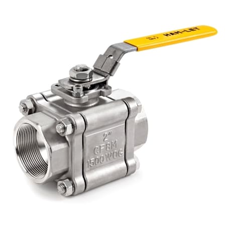 HAM-LET H-510-SS-N-1/2 Manual 2-Way Ball Valve, NPT, SS