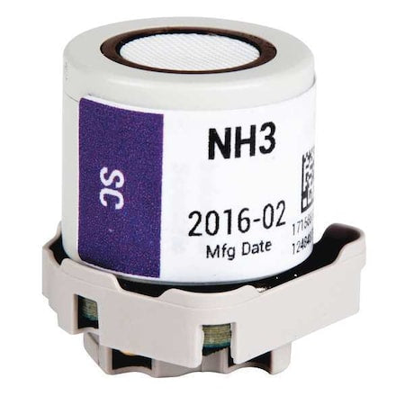 Industrial Scientific 17156650-6 Gas Detector Sensor, Electrochem, NH3