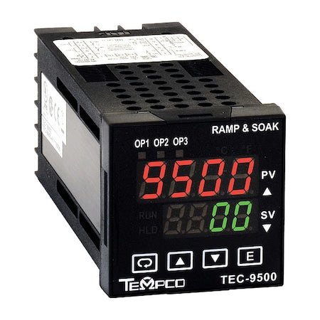 Tempco TEC18001 Temp Control, 90-250V AC, 1/16Din, (1)2AOutput