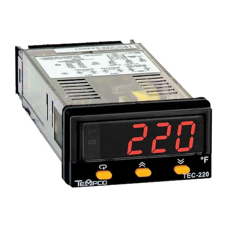 Tempco TEC03013 Temp Controller, Prog, 90-250V, SSR