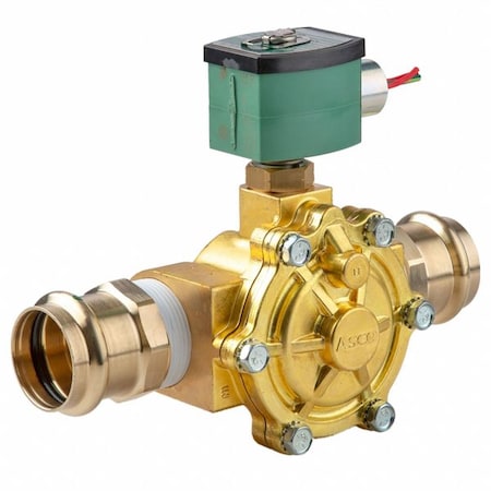 Asco K210G004LFXP 120/60,110/50 Solenoid Valve, 2-Way, 2-Position, Normally Closed, 1 in Pipe Size, 110V AC, 120V AC, High