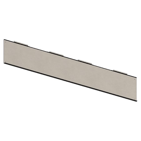 Berner 40LWD072WMP-WH Wall Mounting Plate, 74-3/4 in Overall W