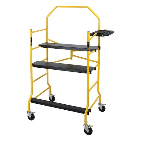 Metaltech I-IMIS Scaffold Tower, Steel, 900 lb Load Capacity, 5 ft Platform Height