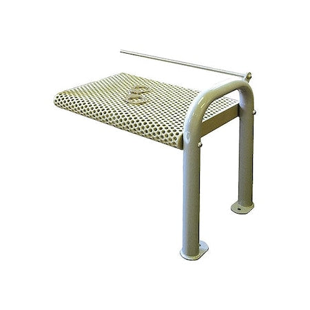 Wausau Tile MF2083286 Security Bench Seat, Add On