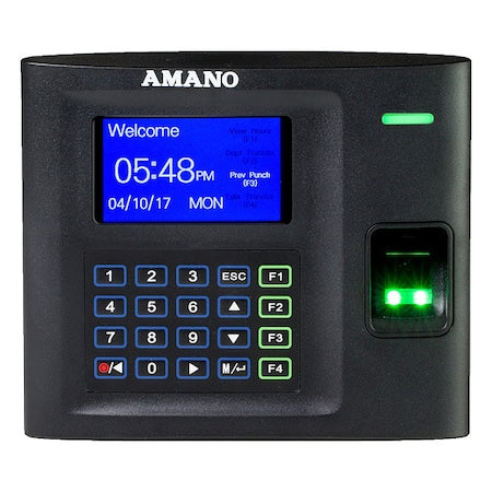 Amano MTX-30F/A964 Biometric Fingerprint Time System