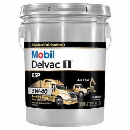 Mobil 122265 DELVAC 1 ESP 5W-40, 5GA PAIL