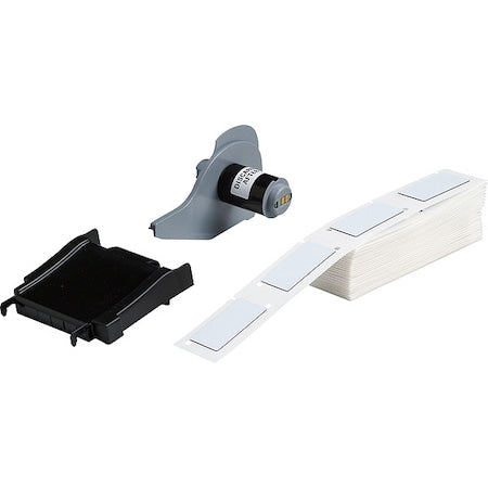 Brady M7-173-593 Pre-Cut Label Stock Roll, White, Gloss