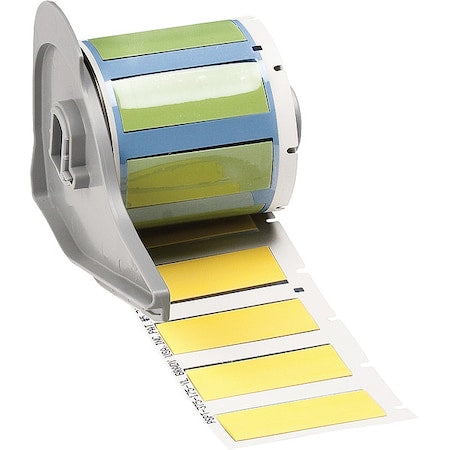 Brady M7-375-175-7641-YL SleeveLabel, Yellow, Polyolefin, 1-3/4 in W