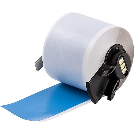Brady M6C-1900-439-BL Continuous Label Stock, Blue, Gloss