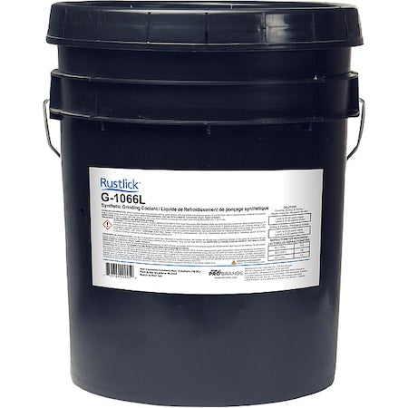 Rustlick RL009 Grinding Fluid, G-1066L, 5 gal, Pail, Orange, Yellow