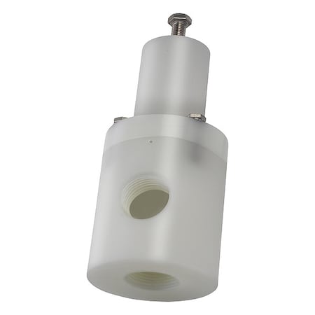 Plast-O-Matic RVD050V-PP Pressure Relief Valve, 1/2In, 5 to 100 psi