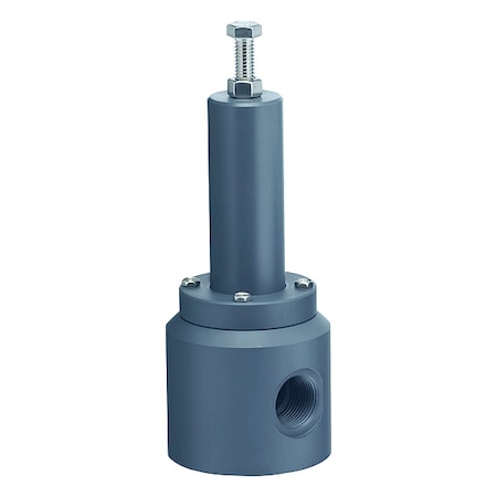 Plast-O-Matic RVT050V-PV Pressure Relief Valve, 1/2In, 5 to 100 psi