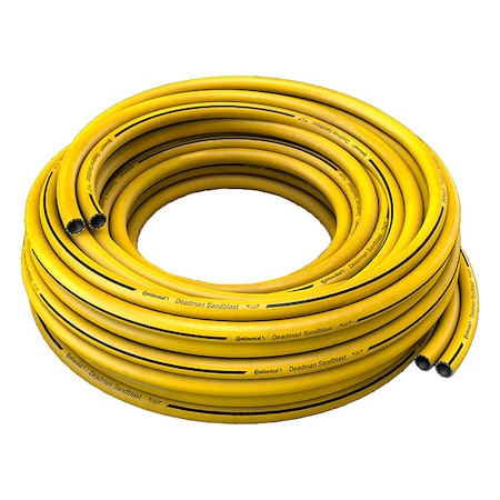 Continental SDM316-105 Abrasive Blasting Hose, 105 ft, Yellow