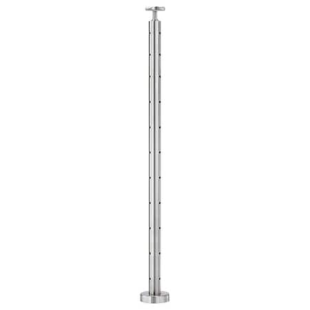 Lavi Industries 49-C424/42/F/B/L/SF Cable Rail Corner, SS, 42