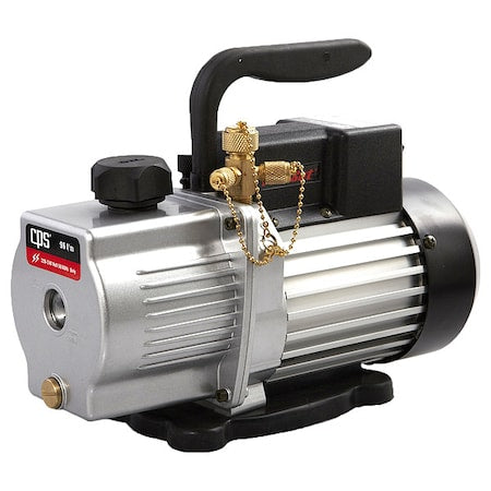 PRO-SET VP4D Vacuum Pump, 4 cfm, 10 micron, 120V AC