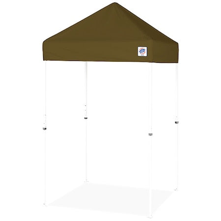 E-Z UP VU2STL05KFWHTOD Shelter, Green, 5 ft W, 5 ft L