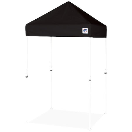 E-Z UP VU2STL05KFWHTBK Shelter, Black, 5 ft W, 5 ft L