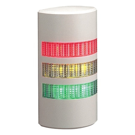Patlite WEP-302-RYG LED Signal Tower, 24V AC/DC, Not Applicable FPM, 37 1/2 mm Dia.