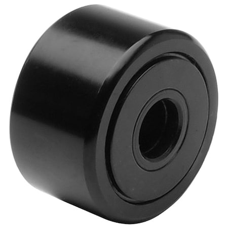 Smith Bearing YR-6-XC Double Sealed Track Roller, Crowned, Alloy Steel, 6 in Dia, 3-1/4 in Wd, 2-1/4 in Bore Dia