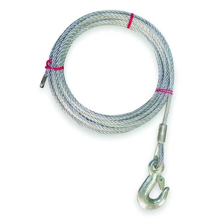 DAYTON 1DLH7 Winch Cable, GS, 3/8 In. x 90 ft.