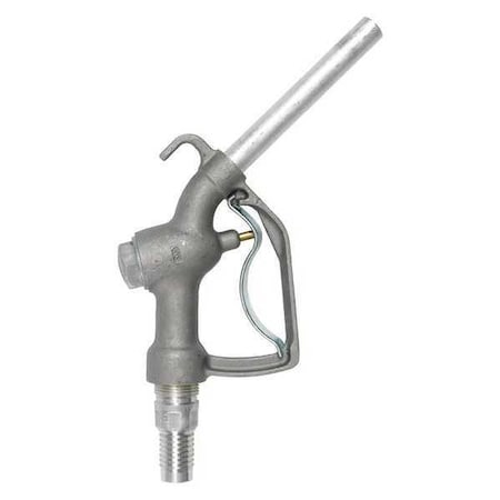 DAYTON 1DLU5 Drum Pump Nozzle, 1 in, HoseBarb, AlumSpout