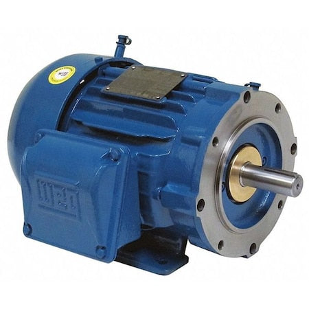 Weg 00112ST3QIE145TC-W22 Three-Phase Severe Duty Motor, 1 hp HP, 145TC Frame, 460V AC Voltage, 1,160 RPM Nameplate RPM