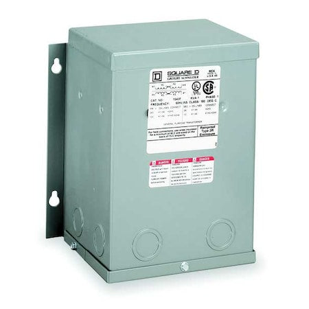 Square D 3S43F Buck Boost Transformer, 3 kVA, NEMA 3R, 12/24V AC, 120/240V AC