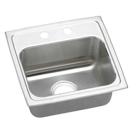 Elkay LR17162 Drop-In Sink, 2 Hole, 14