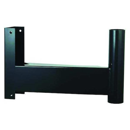 DAYTON 1LXN6 Mounting Bracket For Wall Fan, 16 in H x 23-3/4 in L x 6 in W, Polyester Powder Coated, Steel, Gray