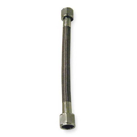 Aeroquip 1PCL5 PTFE Hose, 1/2 IDx60 In L, SS, 1500 PSI