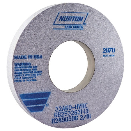 Norton Abrasives 66253263149 Grinding Wheel, T1, 12x1-1/2x5, AO, 60G, Sft