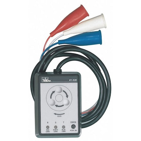 Ideal 61-520 Phase Sequence Tester, 120V min