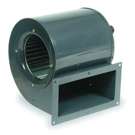 DAYTON 1TDT8 Rectangular OEM Blower, 1360/970 RPM, 1 Phase, Direct Drive, Steel 2 Speed