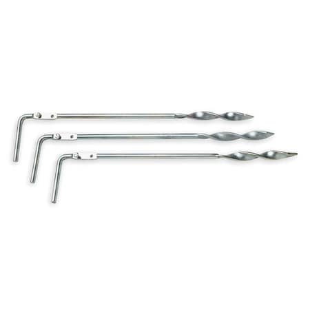 Fluke Fluke-ES-162P3 Stake Set, 25 m/50 m Cable L, Black/Bl
