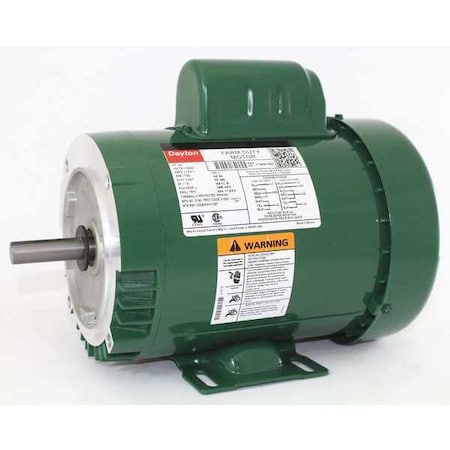 DAYTON 1TMW7BG Capacitor-Start High Torque Farm Duty Motor, 3/4 HP, 115/230V AC Voltage, 56C Frame