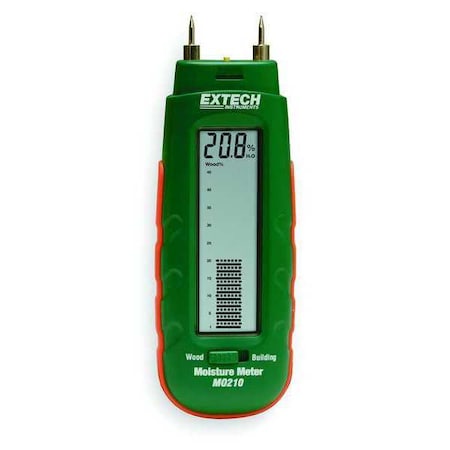 Extech MO210 Digital Moisture Meter With Bargraph