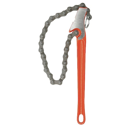 Westward 1XJZ4 Chain Wrench, Steel, 21/32