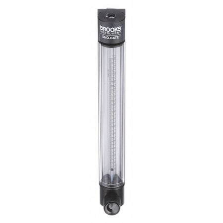 Brooks 1255AR1011MRSVV Flowmeter, Flow Range at CCM of Air 0-50