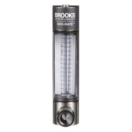 Brooks 1250AR6071MRSVV Flowmeter, Flow Range at CCM of Air 0-6000